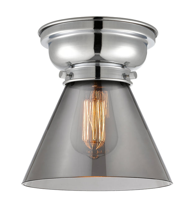 Innovations 623-1F-PC-G43 One Light Flush Mount, Polished Chrome
