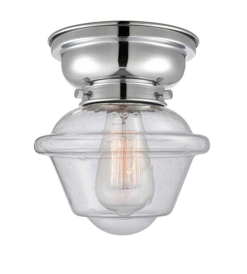 Innovations 623-1F-PC-G534 One Light Flush Mount, Polished Chrome