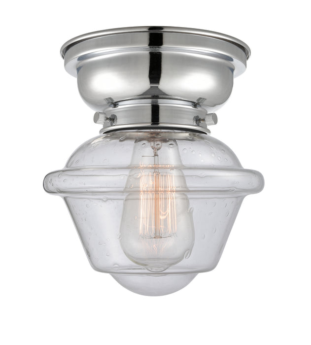 Innovations 623-1F-PC-G534 One Light Flush Mount, Polished Chrome
