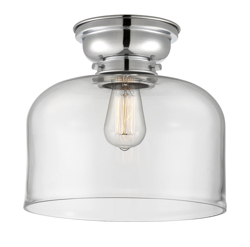 Innovations 623-1F-PC-G72-L One Light Flush Mount, Polished Chrome