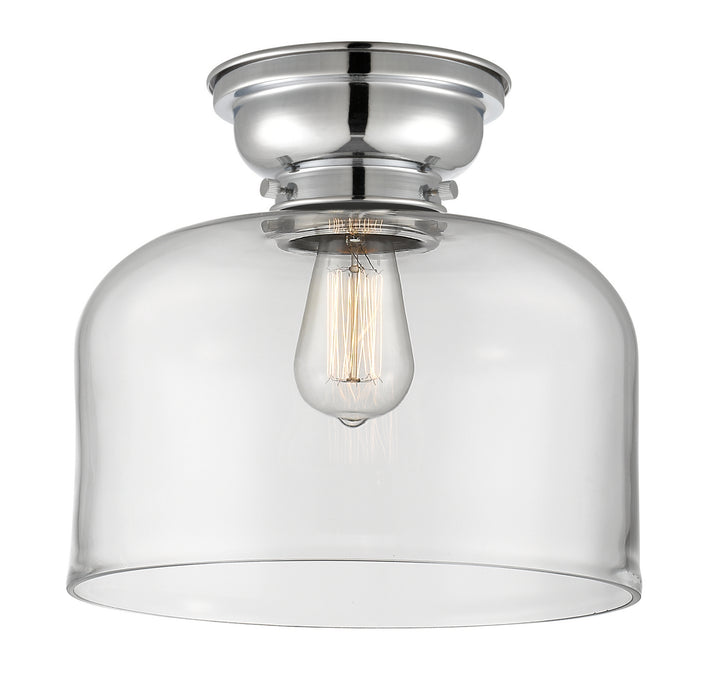 Innovations 623-1F-PC-G72-L One Light Flush Mount, Polished Chrome