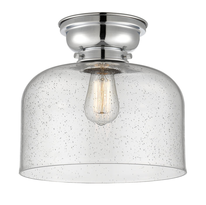 Innovations 623-1F-PC-G74-L One Light Flush Mount, Polished Chrome