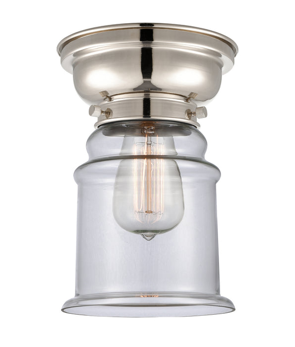 Innovations 623-1F-PN-G182 One Light Flush Mount, Polished Nickel