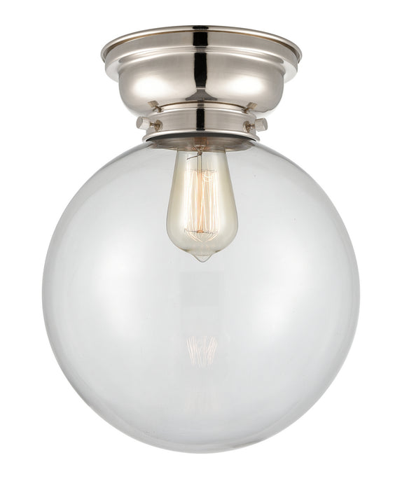 Innovations 623-1F-PN-G202-10-LED LED Flush Mount, Polished Nickel
