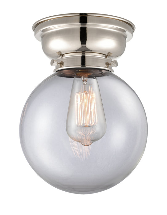 Innovations 623-1F-PN-G202-8-LED LED Flush Mount, Polished Nickel