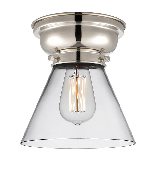 Innovations 623-1F-PN-G42 One Light Flush Mount, Polished Nickel