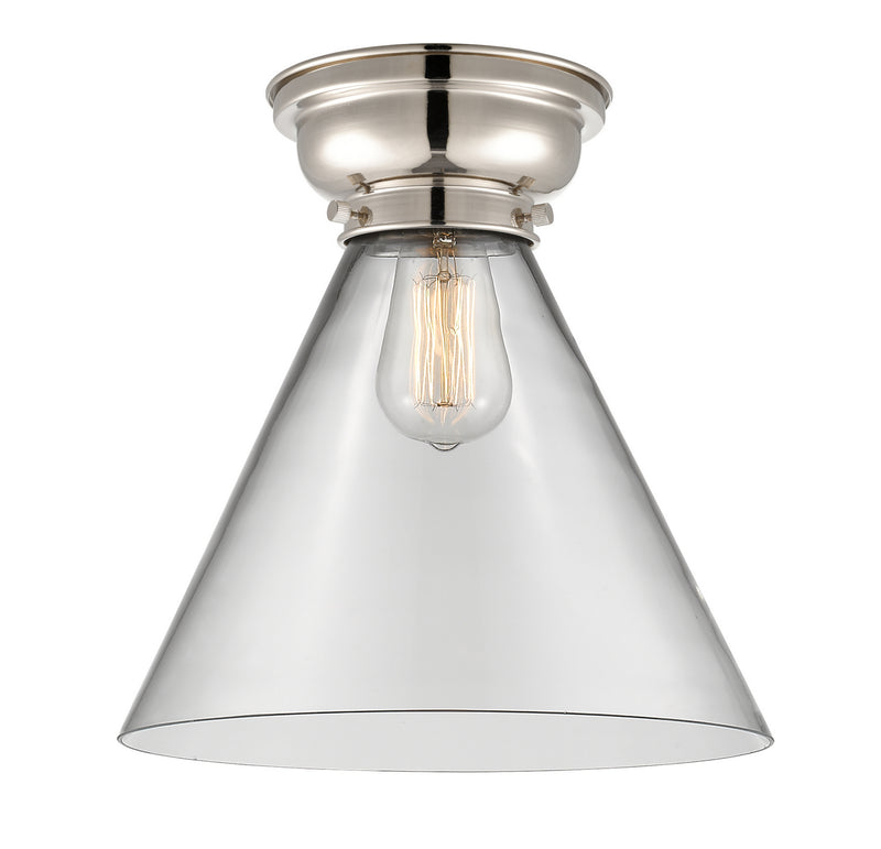 Innovations 623-1F-PN-G42-L-LED LED Flush Mount, Polished Nickel