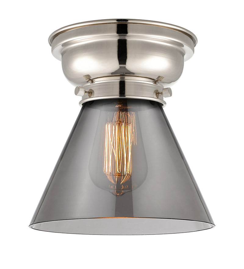 Innovations 623-1F-PN-G43 One Light Flush Mount, Polished Nickel