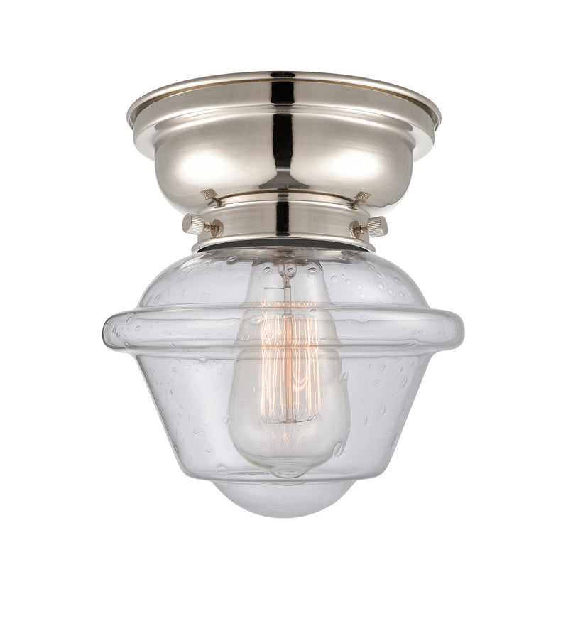 Innovations 623-1F-PN-G534 One Light Flush Mount, Polished Nickel