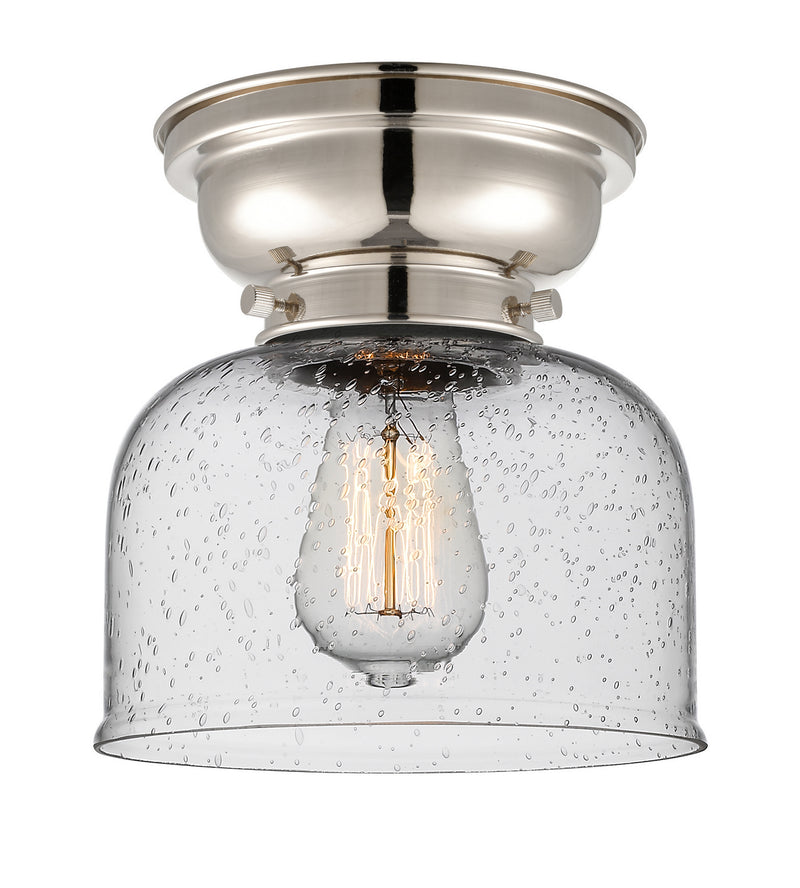 Innovations 623-1F-PN-G74 One Light Flush Mount, Polished Nickel