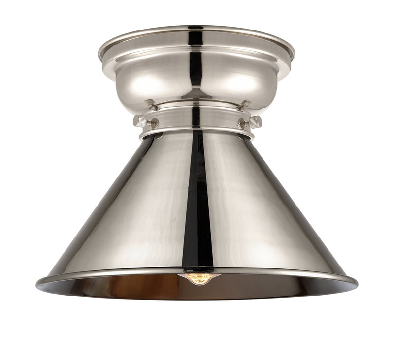 Innovations 623-1F-PN-M10-PN One Light Flush Mount, Polished Nickel