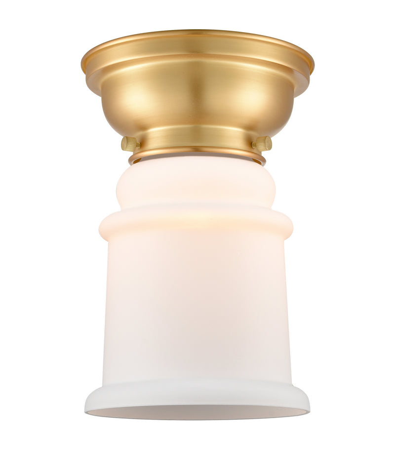 Innovations 623-1F-SG-G181-LED LED Flush Mount, Satin Gold