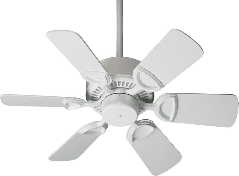 Quorum 43306-6 30" Ceiling Fan, White
