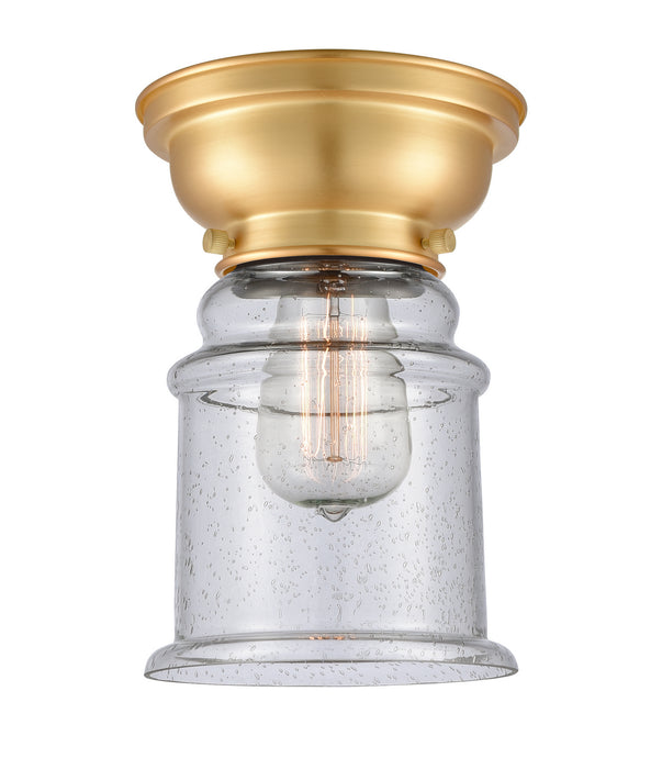 Innovations 623-1F-SG-G184 One Light Flush Mount, Satin Gold