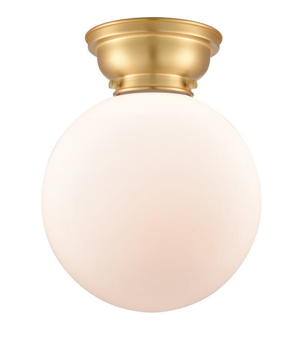 Innovations 623-1F-SG-G201-10-LED LED Flush Mount, Satin Gold