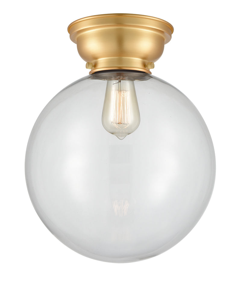 Innovations 623-1F-SG-G202-12-LED LED Flush Mount, Satin Gold