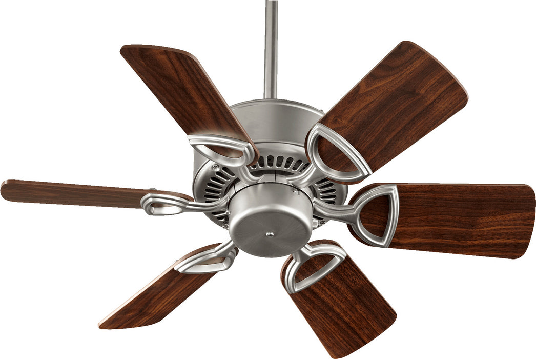 Quorum 43306-65 30" Ceiling Fan, Satin Nickel