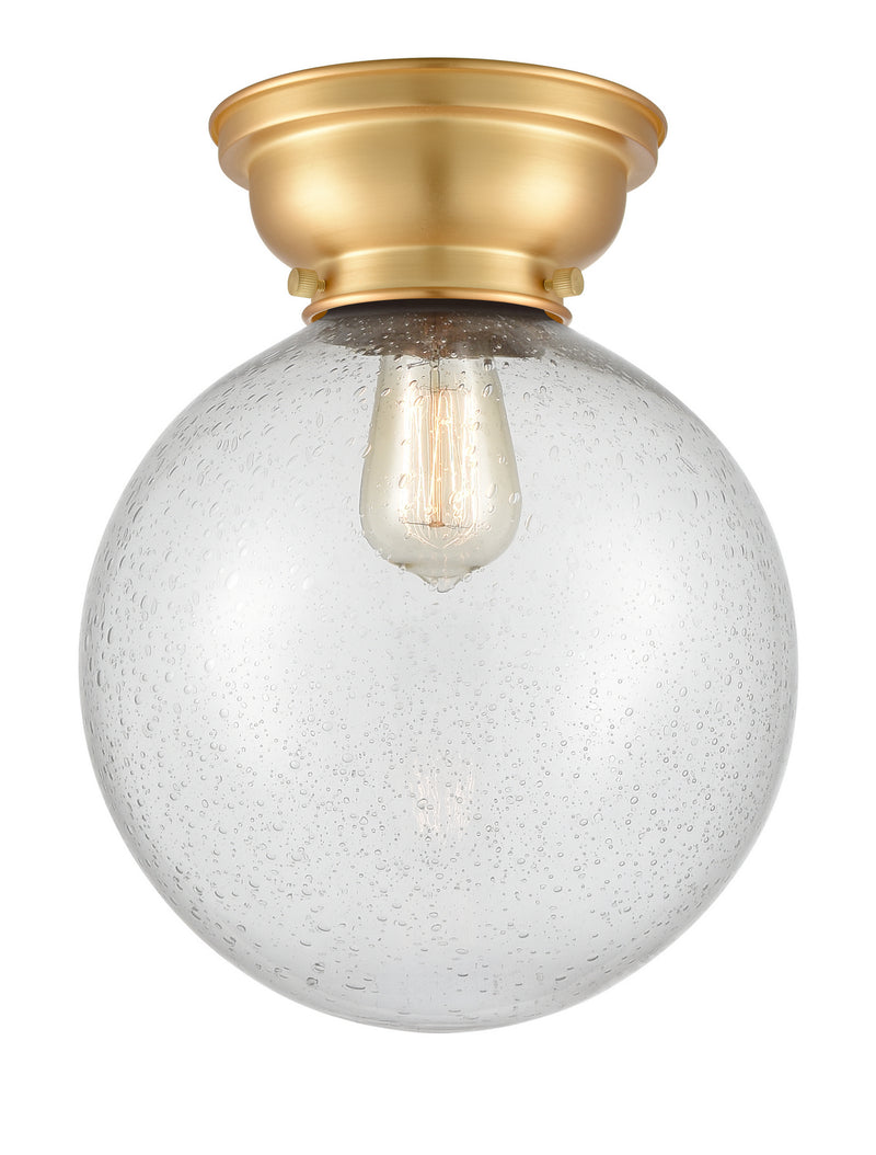 Innovations 623-1F-SG-G204-10-LED LED Flush Mount, Satin Gold