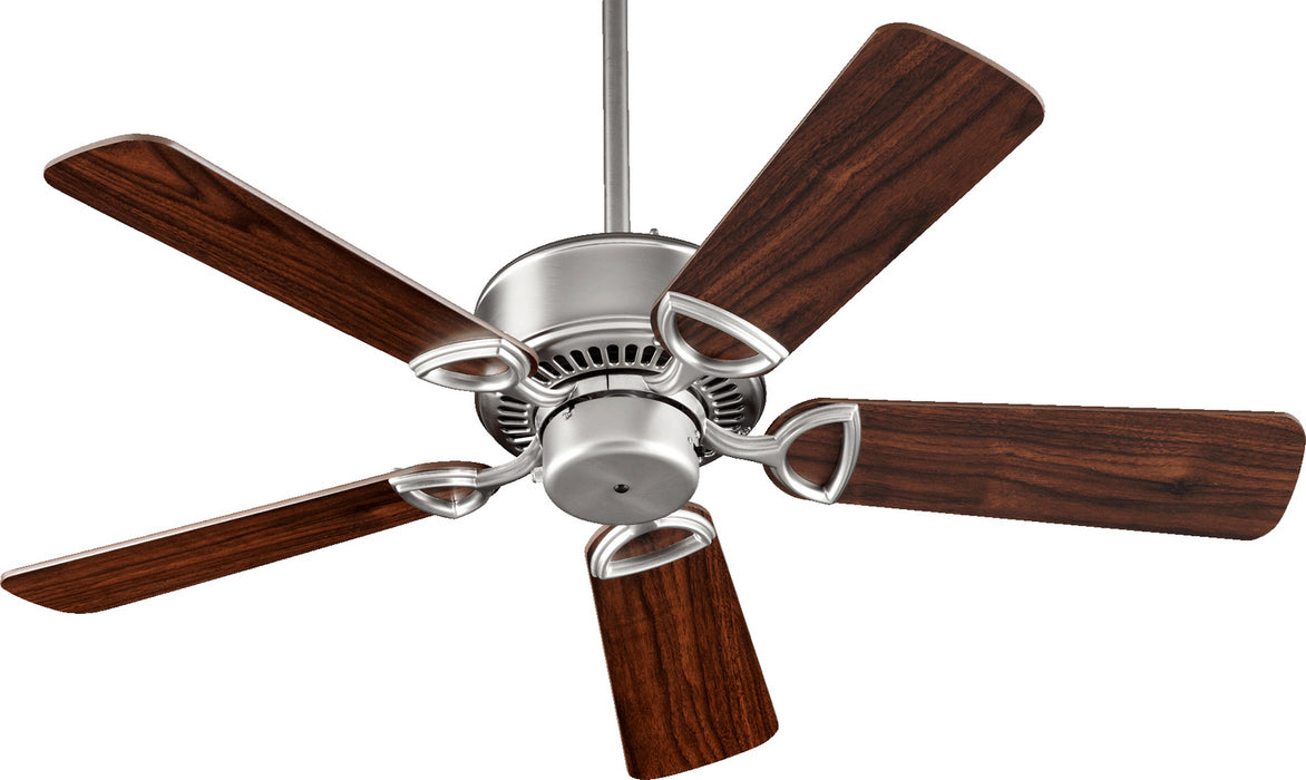 Quorum 43425-65 42" Ceiling Fan, Satin Nickel