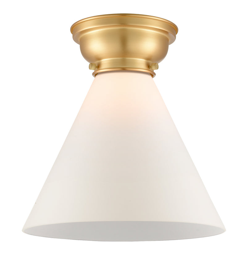 Innovations 623-1F-SG-G41-L One Light Flush Mount, Satin Gold