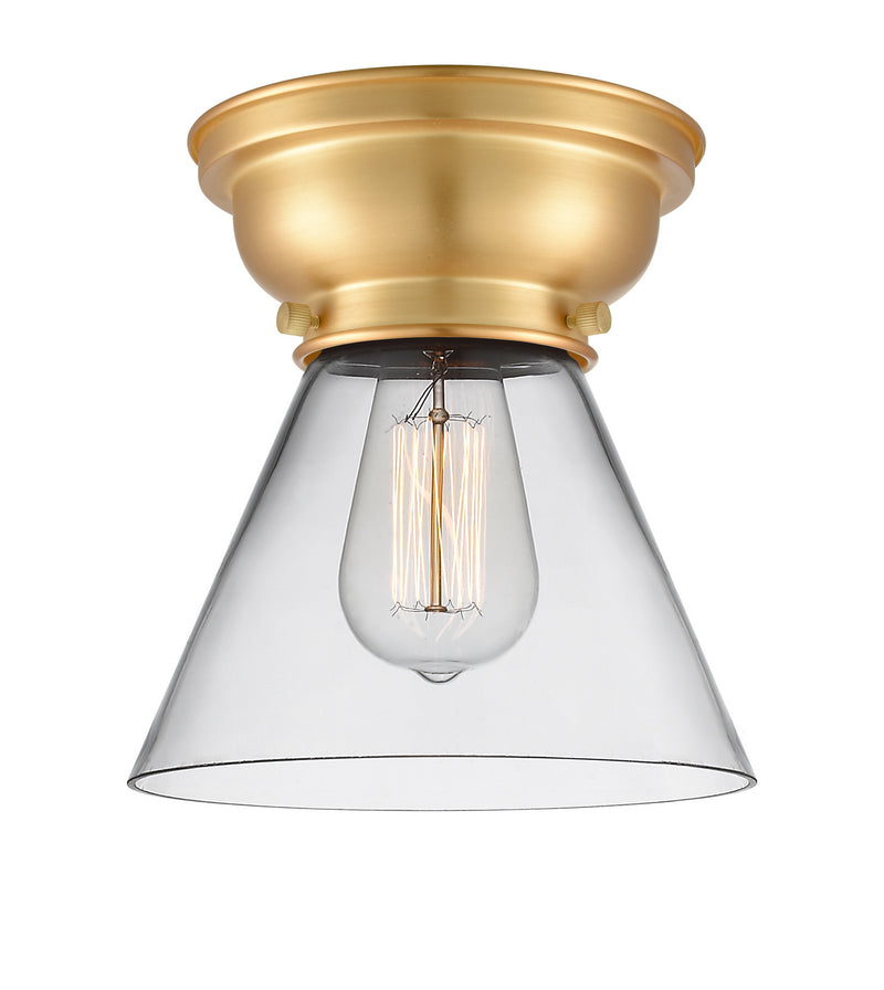 Innovations 623-1F-SG-G42 One Light Flush Mount, Satin Gold