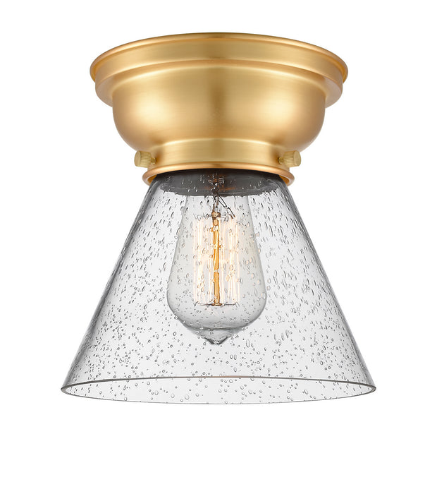 Innovations 623-1F-SG-G44 One Light Flush Mount, Satin Gold