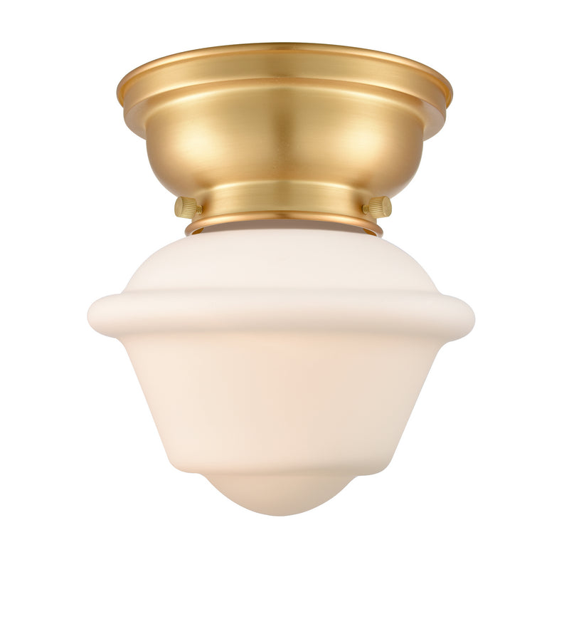 Innovations 623-1F-SG-G531 One Light Flush Mount, Satin Gold