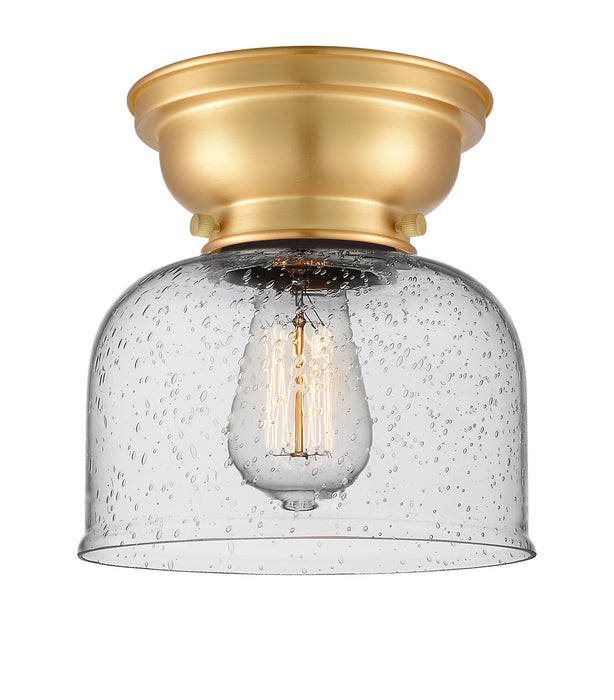 Innovations 623-1F-SG-G74 One Light Flush Mount, Satin Gold