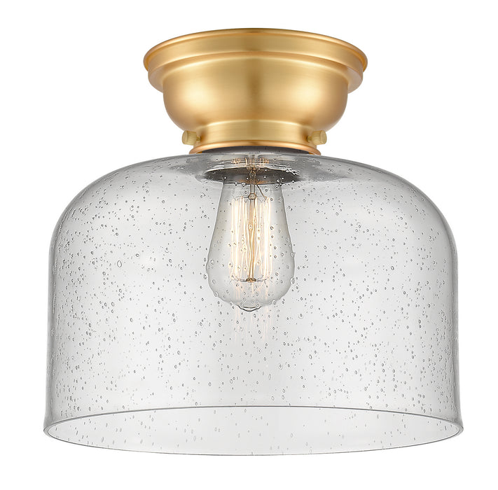 Innovations 623-1F-SG-G74-L One Light Flush Mount, Satin Gold