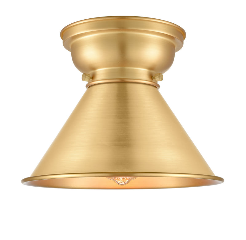 Innovations 623-1F-SG-M10-SG One Light Flush Mount, Satin Gold