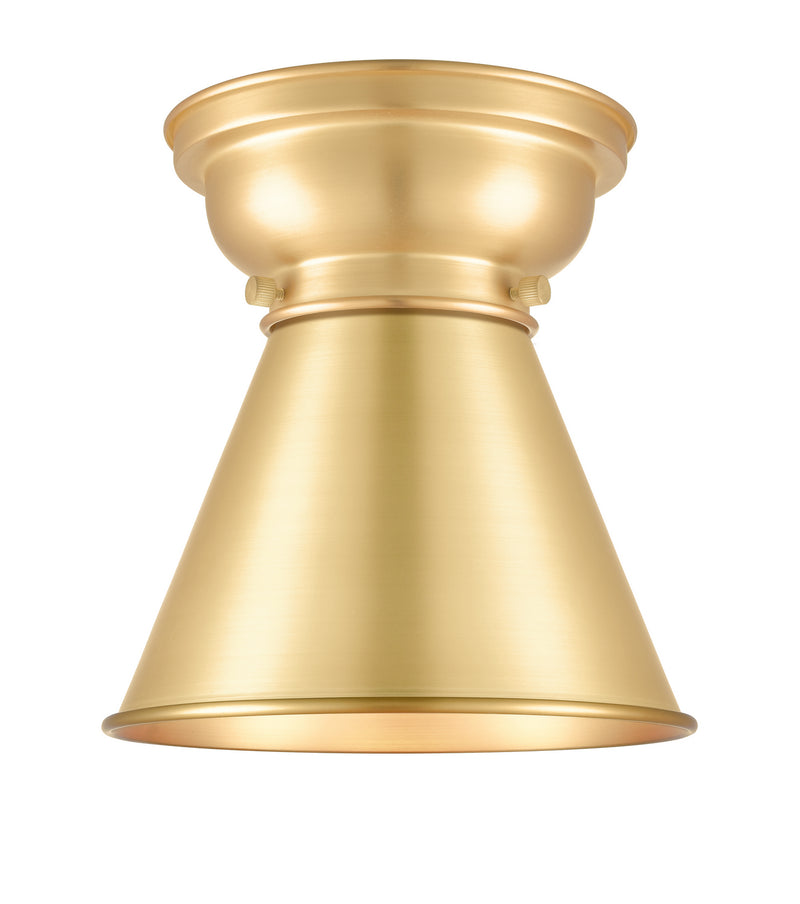 Innovations 623-1F-SG-M13-SG One Light Flush Mount, Satin Gold