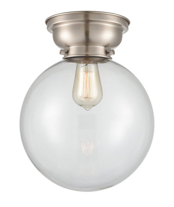 Innovations 623-1F-SN-G202-10-LED LED Flush Mount, Brushed Satin Nickel