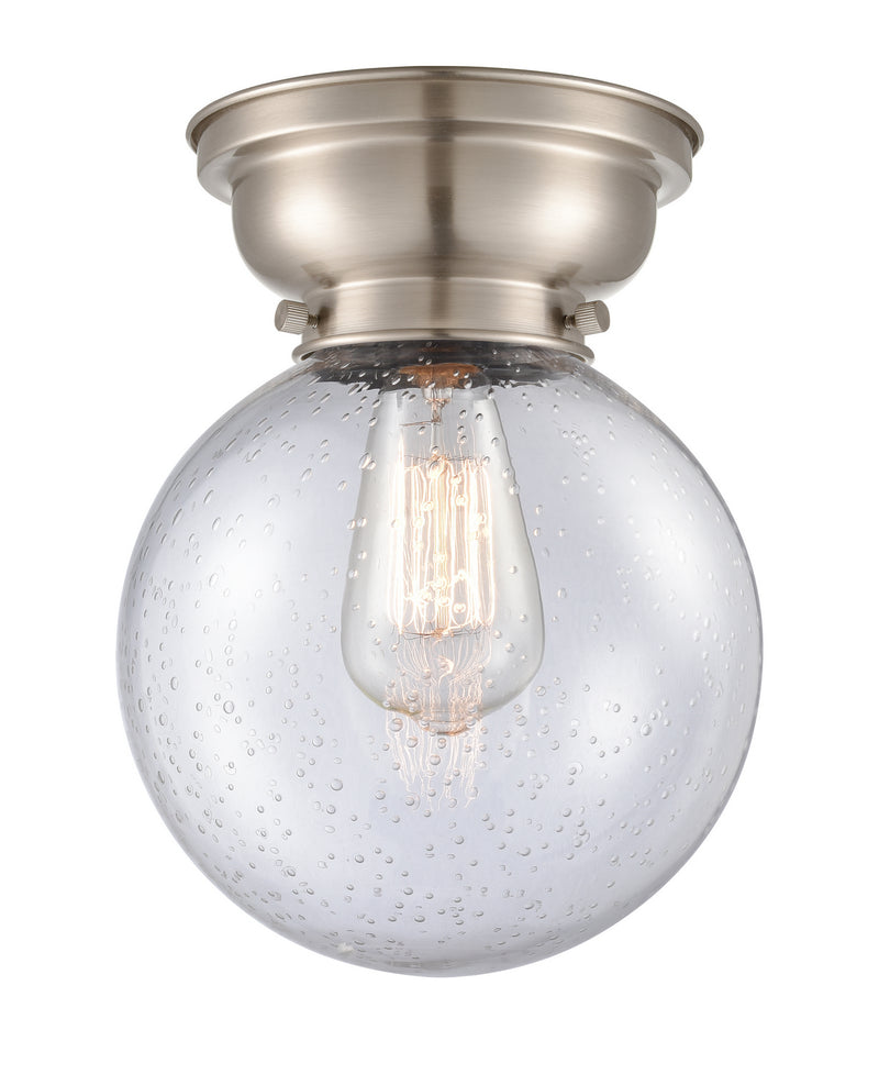 Innovations 623-1F-SN-G204-8-LED LED Flush Mount, Brushed Satin Nickel