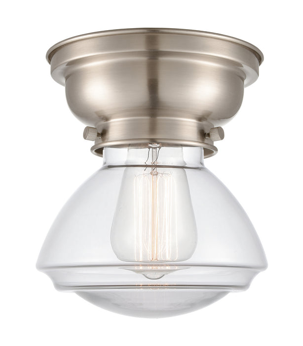 Innovations 623-1F-SN-G322 One Light Flush Mount, Brushed Satin Nickel