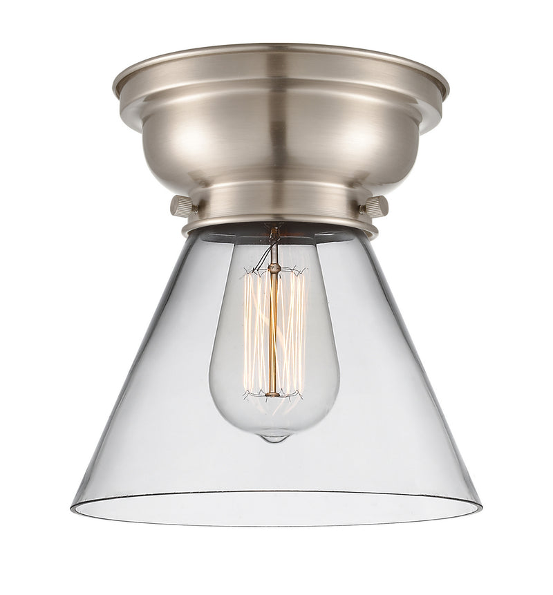 Innovations 623-1F-SN-G42 One Light Flush Mount, Brushed Satin Nickel