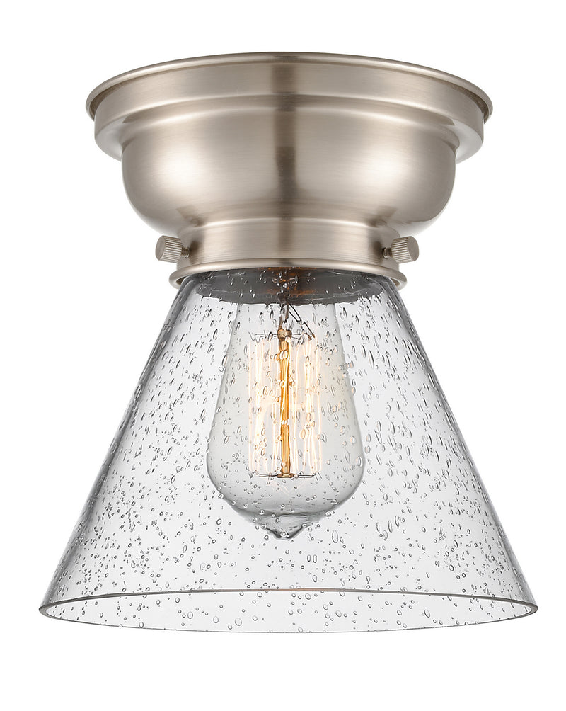 Innovations 623-1F-SN-G44 One Light Flush Mount, Brushed Satin Nickel