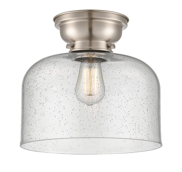 Innovations 623-1F-SN-G74-L One Light Flush Mount, Brushed Satin Nickel