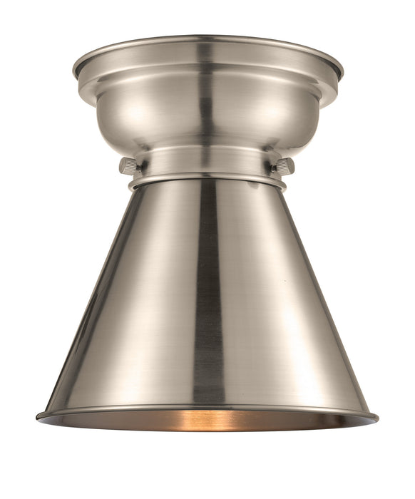 Innovations 623-1F-SN-M13-SN One Light Flush Mount, Brushed Satin Nickel