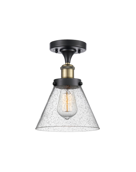 Innovations 916-1C-BAB-G44-LED LED Semi-Flush Mount, Black Antique Brass