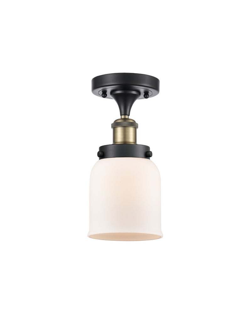 Innovations 916-1C-BAB-G51-LED LED Semi-Flush Mount, Black Antique Brass