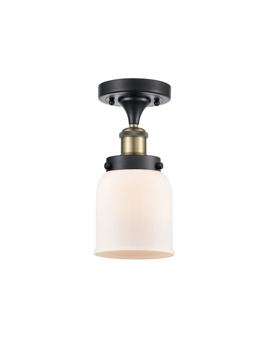 Innovations 916-1C-BAB-G51-LED LED Semi-Flush Mount, Black Antique Brass