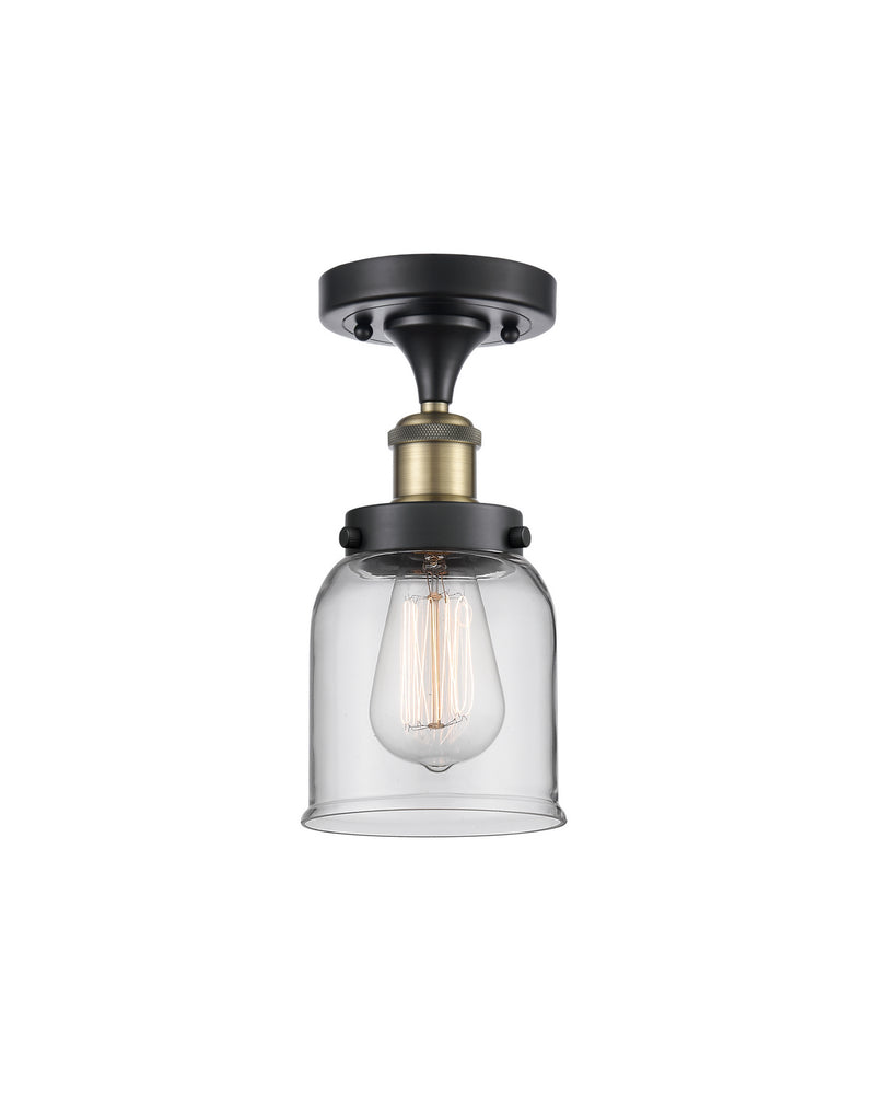 Innovations 916-1C-BAB-G52-LED LED Semi-Flush Mount, Black Antique Brass