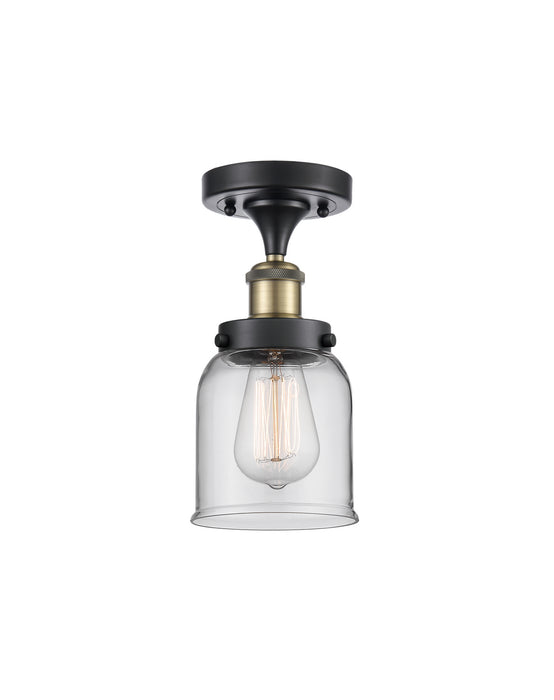 Innovations 916-1C-BAB-G52-LED LED Semi-Flush Mount, Black Antique Brass