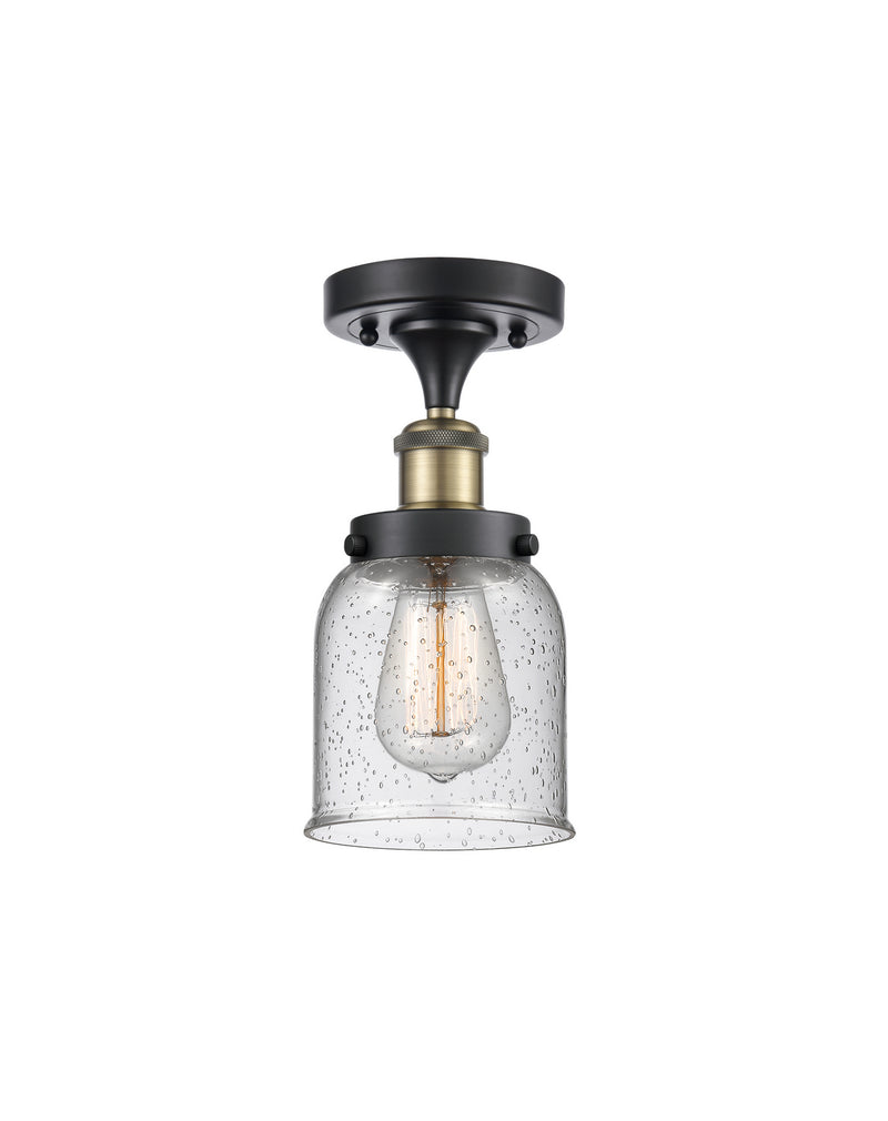 Innovations 916-1C-BAB-G54-LED LED Semi-Flush Mount, Black Antique Brass