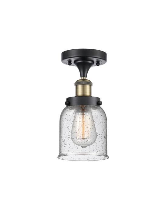 Innovations 916-1C-BAB-G54-LED LED Semi-Flush Mount, Black Antique Brass