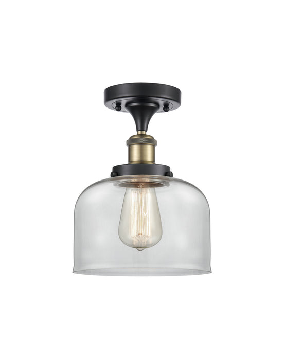 Innovations 916-1C-BAB-G72-LED LED Semi-Flush Mount, Black Antique Brass