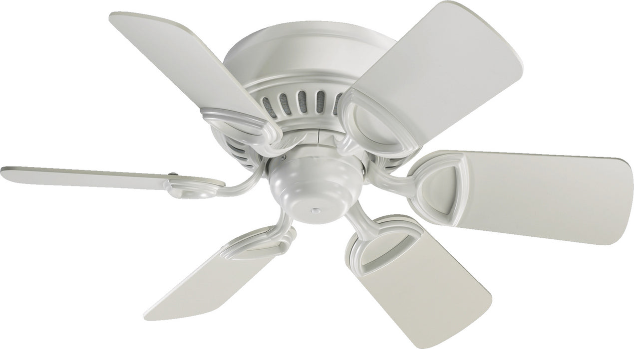 Quorum 51306-8 30" Ceiling Fan, Studio White