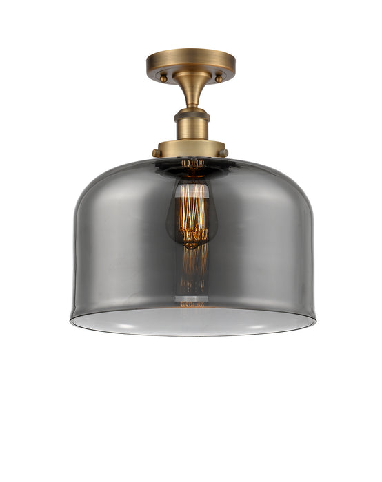 Innovations 916-1C-BB-G73-L-LED LED Semi-Flush Mount, Brushed Brass