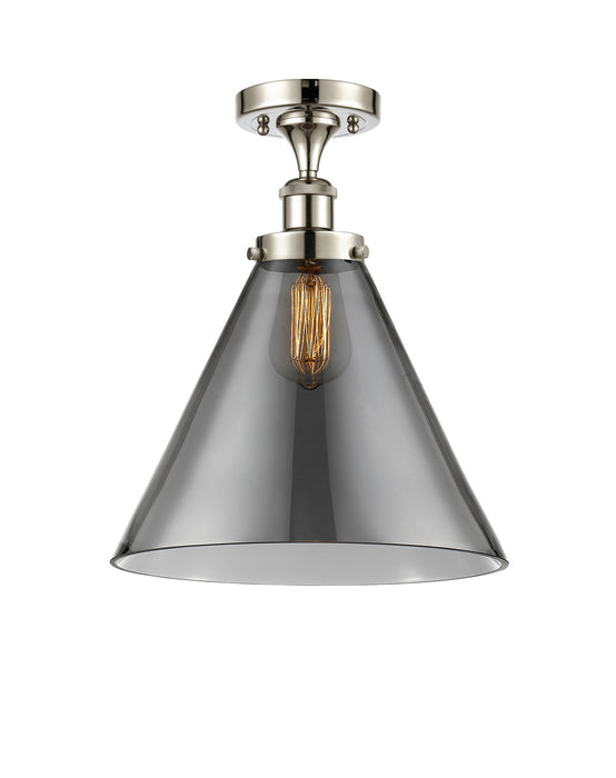 Innovations 916-1C-PN-G43-L-LED LED Semi-Flush Mount, Polished Nickel