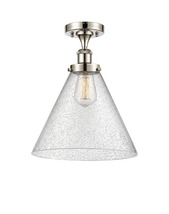 Innovations 916-1C-PN-G44-L-LED LED Semi-Flush Mount, Polished Nickel